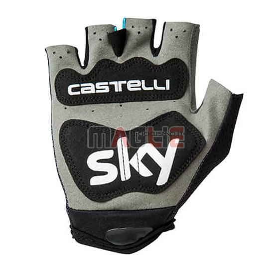 2018 Sky Guanti Corti Ciclismo